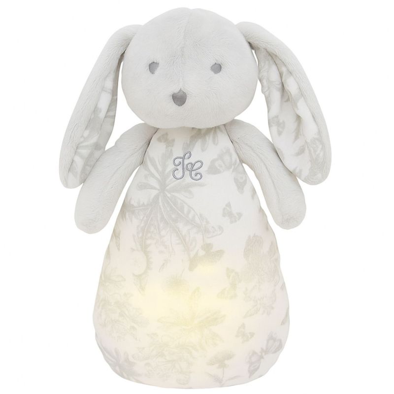 Peluche bruit blanc lapin Toile de Jouy gris Tartine et Chocolat Produit 1