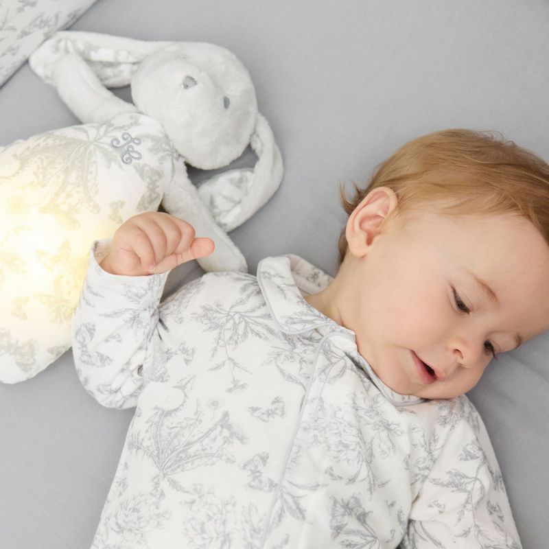 Peluche bruit blanc lapin Toile de Jouy gris Tartine et Chocolat Ambiance 2