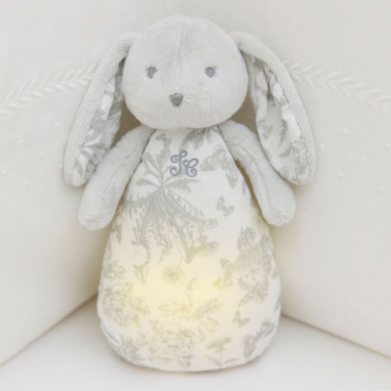 Peluche bruit blanc lapin Toile de Jouy gris Tartine et Chocolat Ambiance 3