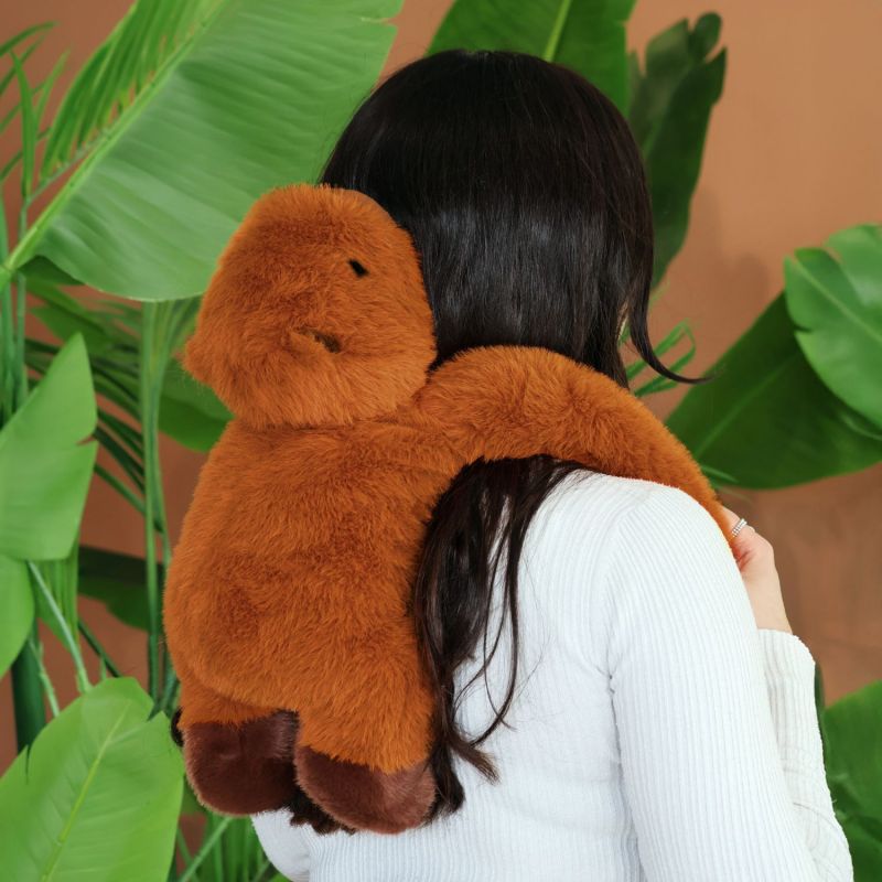 Peluche Capybara lesté PODCOLL (50 cm) Histoire d'Ours Ambiance 5