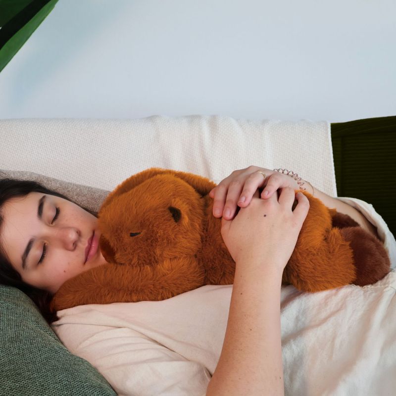 Peluche Capybara lesté PODCOLL (50 cm) Histoire d'Ours Ambiance 8