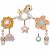 Variation Blanc, rose, jaune du produit Arche articulée pour poussette Unicorn de la marque Tiny Love