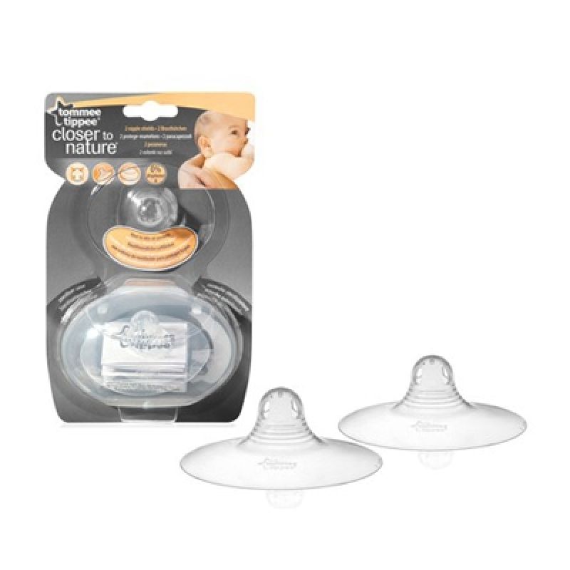 Protège-mamelons avec boîtier stérilisateur (lot de 2) Tommee Tippee