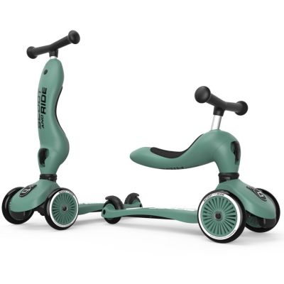 Porteur évolutif en trottinette Highwaykick 1 Forest Scoot and ride