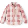 Veste polaire Nolan Mega Check Rose Blush (3 ans) Liewood Produit 1