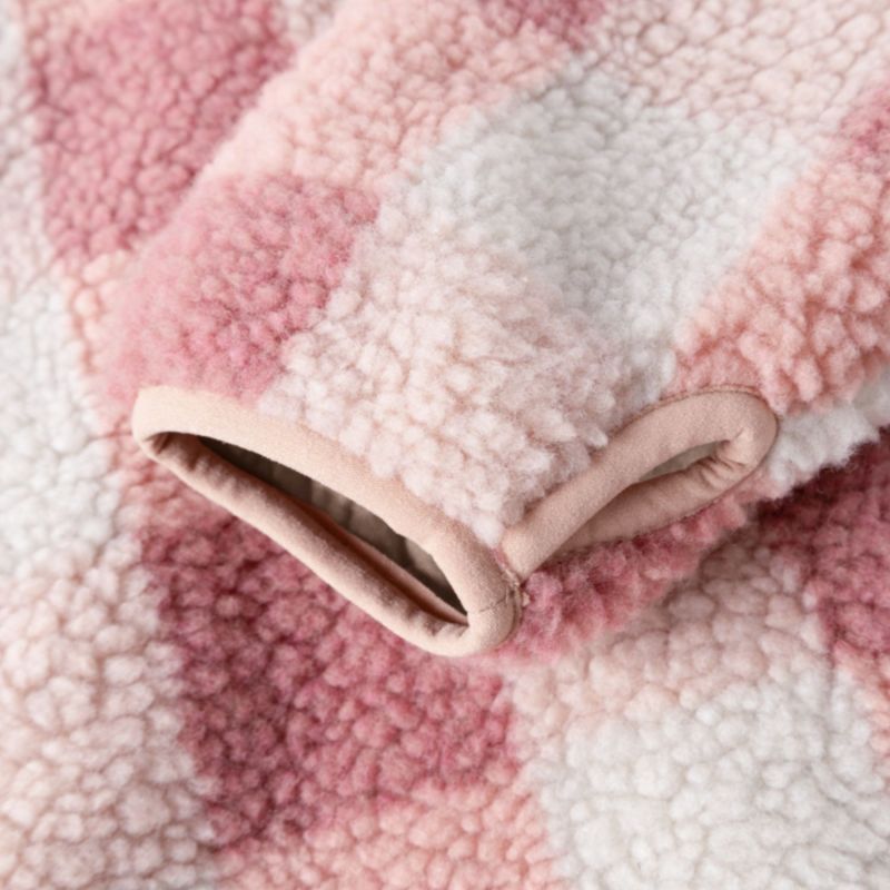 Veste polaire Nolan Mega Check Rose Blush (3 ans) Liewood Produit 4