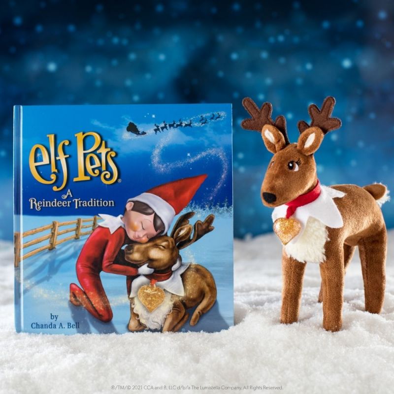 Coffret Renne Elf Pets et livre The Elf on the Shelf Ambiance 2