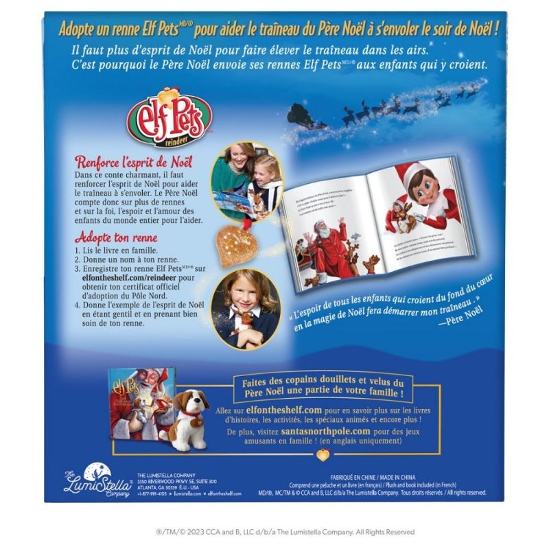 Coffret Renne Elf Pets et livre The Elf on the Shelf Packaging 6