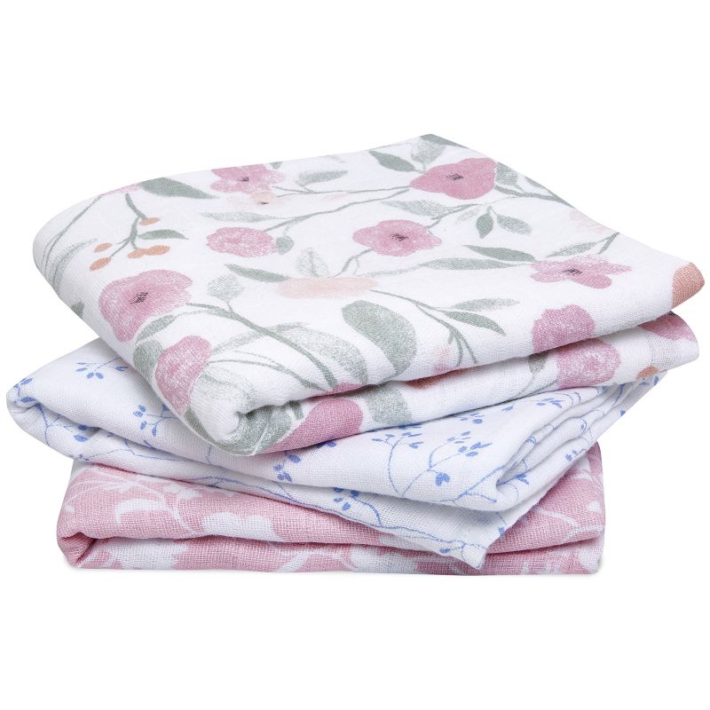 Lot de 3 langes en coton Ma Fleur (70 x 70 cm) aden + anais