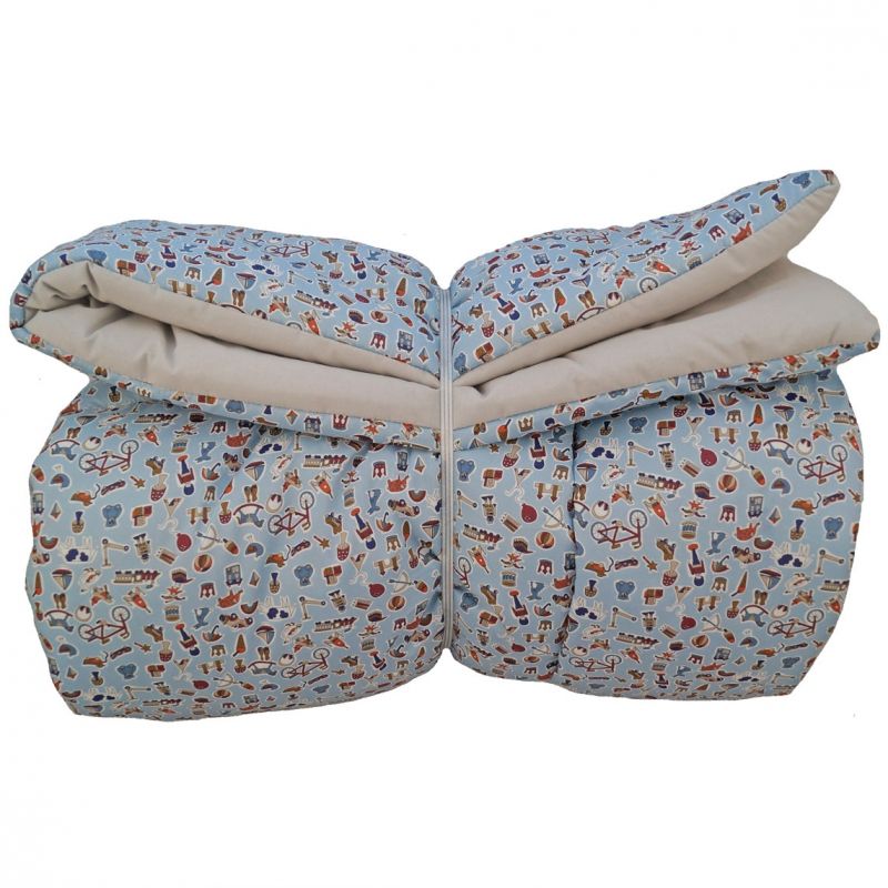 Tapis de jeu Little Treasures Petits trésors (100 x 100 cm) Luciole et Cie