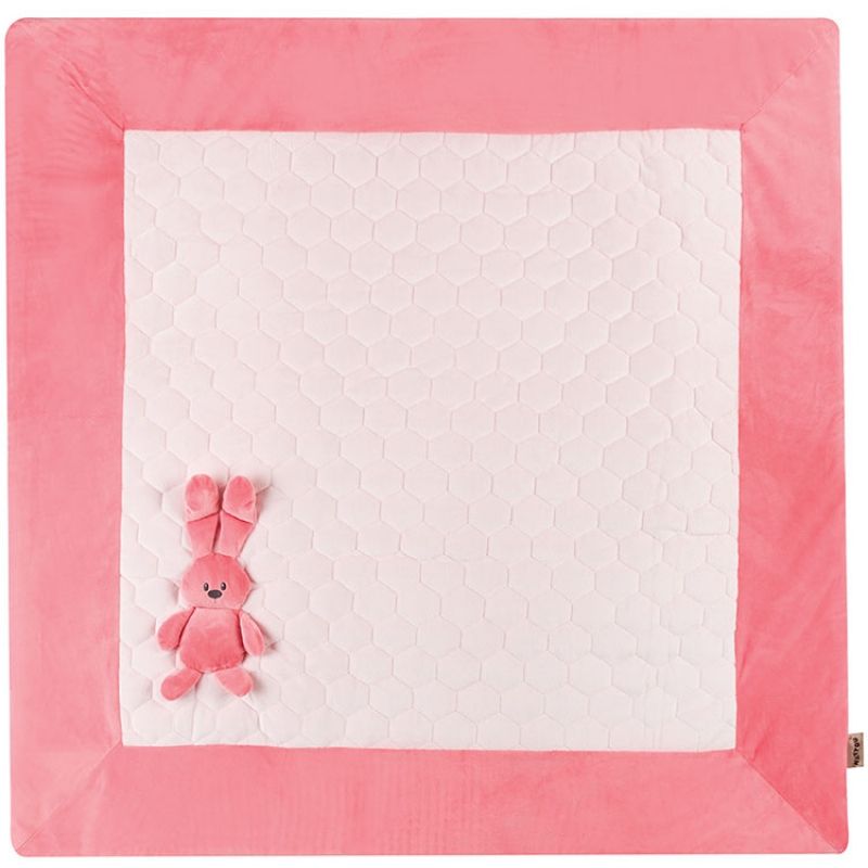 Tapis de jeu Lapidou rose (100 x 100 cm) Nattou