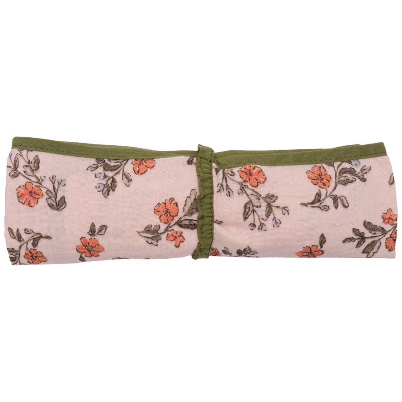 Lange en double gaze de coton gaufré fleurs et fougère BB & Co Produit 1