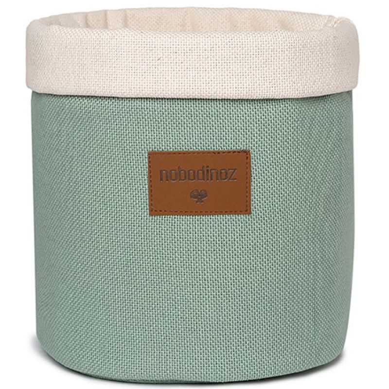 Panier de toilette Tango Pure Line eden green (24 x 19 cm) Nobodinoz