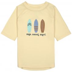 T-shirt anti-UV Planches de surf vanille (13-18 mois) - Lässig 
