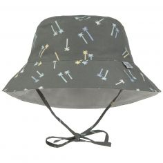 Chapeau anti-UV Palmiers olive foncé (07-18 mois) - Lässig 