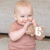 Attache-sucette peluche Snugle & tétine Pacipal Biche Infantino Ambiance 4