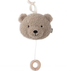 Peluche musicale Teddy Bear Olive Green (20 cm) - Jollein