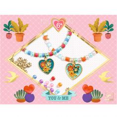 Kit de création de bracelets Enfilage coeur - Djeco