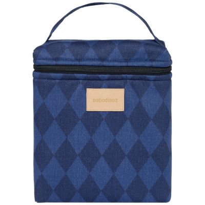 Sac isotherme pour biberon et déjeuner Hyde Park Denim Blue Diamonds