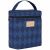 Variation Bleu du produit Sac isotherme pour biberon et déjeuner Hyde Park Denim Blue Diamonds de la marque Nobodinoz