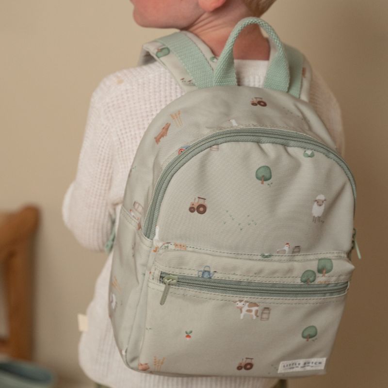 Sac à dos bébé Little Farm (22,5x29 cm) Little Dutch Ambiance 1