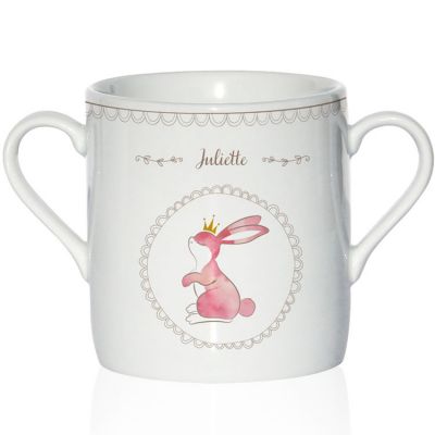 Tasse en porcelaine Lapin (personnalisable) Gaëlle Duval