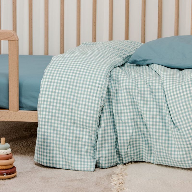 Taie d'oreiller pur coton bio Azur (40 x 60 cm) Kadolis Ambiance 4