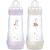 Variation Lilas du produit 2 biberons Easy Start anti-colique 320ml Lilas+Sable Tétine débit 3 de la marque MAM