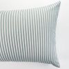 Taie d'oreiller en percale de coton Rayé Bleu Ardoise (40 x 60 cm) Kadolis Produit 3