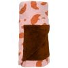 Serviette de plage bambou et gaze de coton toffee et croissants (80x160 cm) BB & Co Produit 1