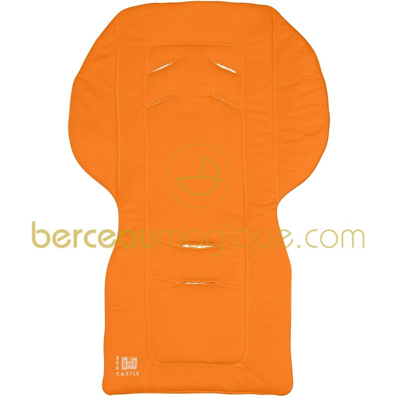 Assise pour poussette canne reversible orange Red Castle