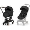 Duo COŸA 2026 Poussette ultra-compacte avec nacelle pliable et Châssis Rose Gold Sepia Black Cybex Produit 1
