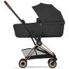 Duo COŸA 2026 Poussette ultra-compacte avec nacelle pliable et Châssis Rose Gold Sepia Black Cybex Produit 6