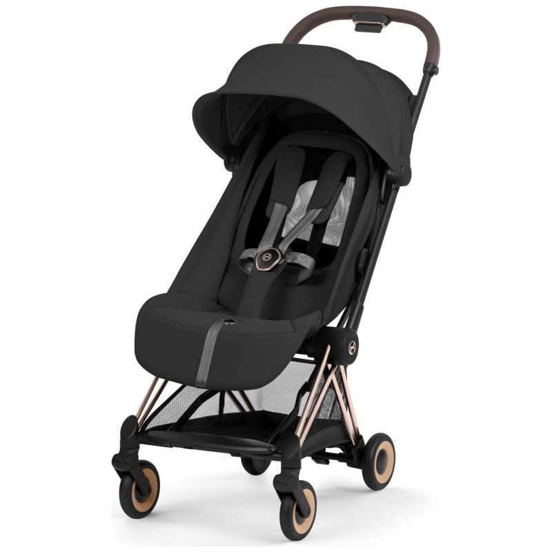 Duo COŸA 2026 Poussette ultra-compacte avec nacelle pliable et Châssis Rose Gold Sepia Black Cybex Produit 5