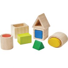 Formes géométriques à imbriquer (méthode Montessori)  par Plan Toys