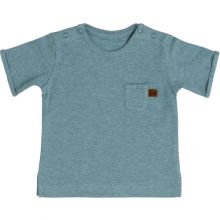Tee-shirt bébé Melange stonegreen (3 mois)  par Baby's Only