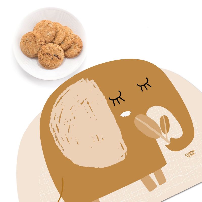 Set de table Éléphant Isidore Charlie et Suzie Produit 2
