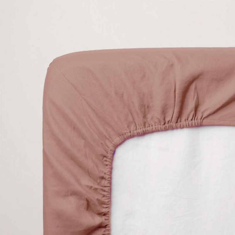 Drap housse en jersey Old Pink (60 x 120 cm) Mon P'tit Dodo Produit 3