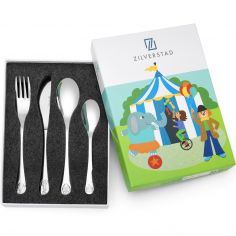 Coffret couverts Cirque personnalisable (4 pièces)