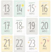 Kit 2ème année de bébé (12 cartes)  par Zü