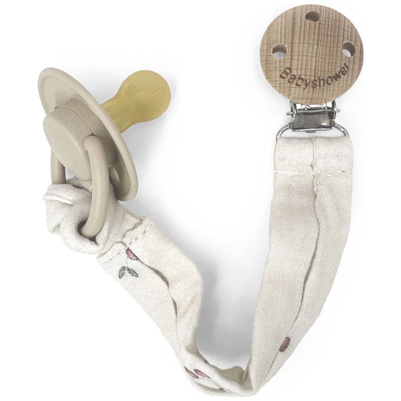Attache sucette Wood Cherries Babyshower Produit 2