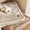 Couverture en polaire Box Knit Warm Sand (100 x 150 cm) Jollein Ambiance 8