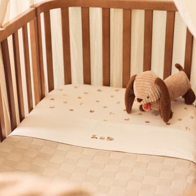 Couverture en polaire Box Knit Warm Sand (100 x 150 cm)