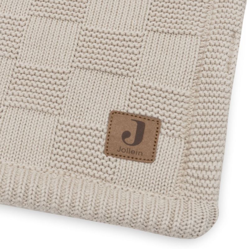 Couverture en polaire Box Knit Warm Sand (100 x 150 cm) Jollein Produit 5