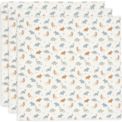 Lot de 3 langes en coton Roarsome (70 x 70 cm) Jollein