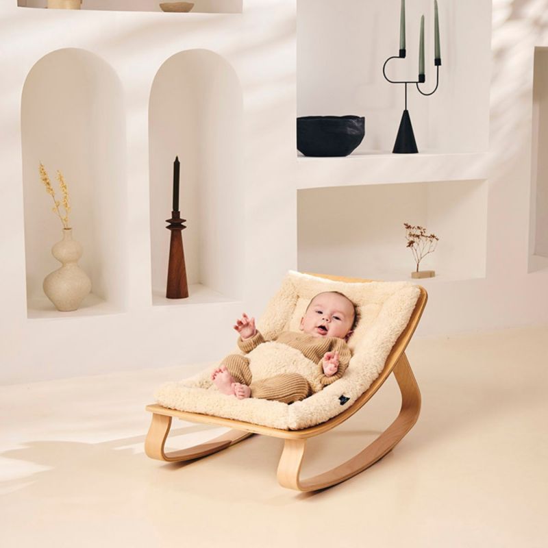 Assise pour transat Levo Fur Milk Charlie Crane Ambiance 2