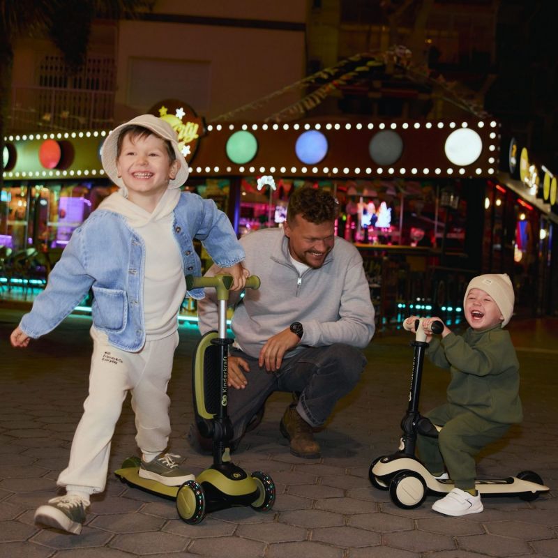 Porteur évolutif Halley 2 Grassland Green Kinderkraft Ambiance 2