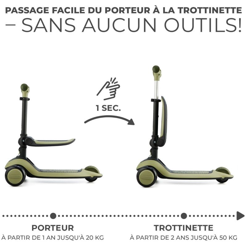 Porteur évolutif Halley 2 Grassland Green Kinderkraft Produit 8