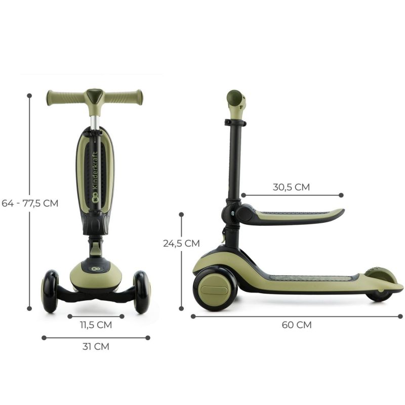 Porteur évolutif Halley 2 Grassland Green Kinderkraft Produit 9