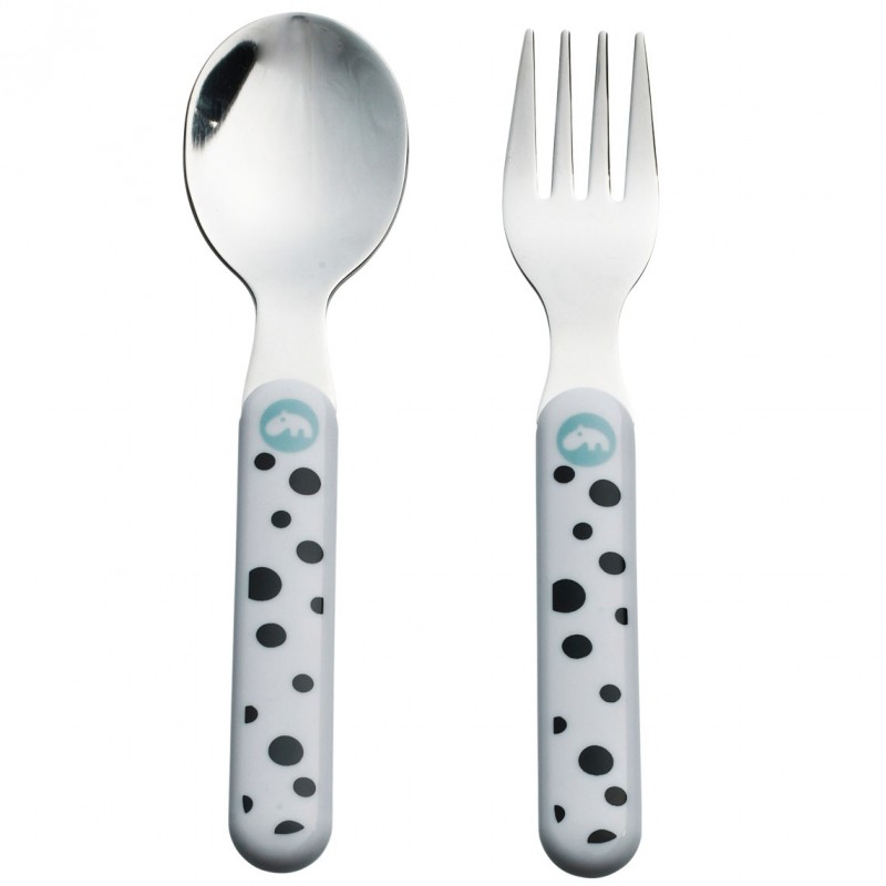 Set de couverts Dots bleu Done by Deer